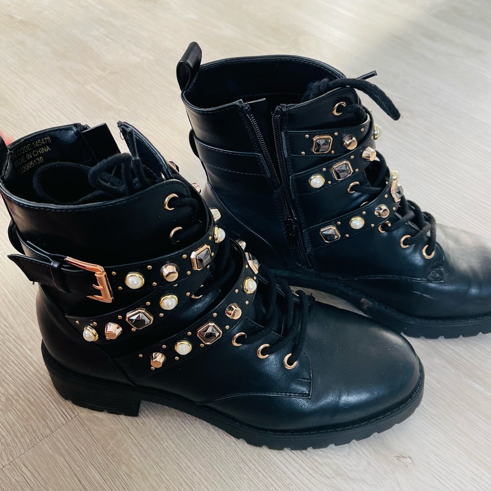 Primark Studded combat boots